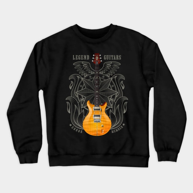 Electric guitar PRS Crewneck Sweatshirt by Pepetto